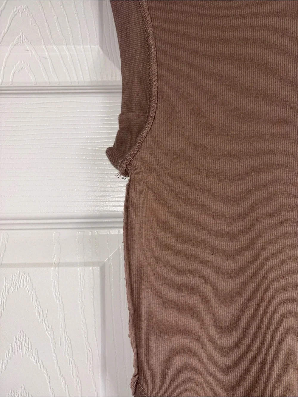 We The Free Ribbed Tank Top in Brown - Picture 4 of 12